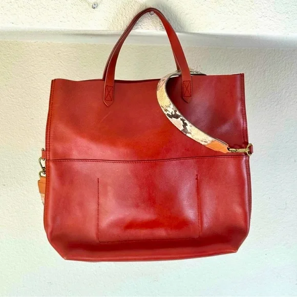 BNWT Madewell The Dylan Foldover Transport Tote - Picture 6 of 15